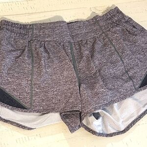 Lululemon Hotty Hot Low-Rise Lined Short 2.5" - Heather Gray